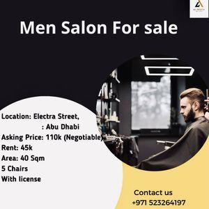 Men Salon for Sale