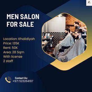 Mens salon for sale  Khalidiya