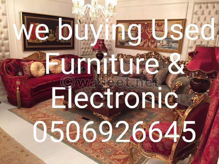 We are buying used furniture in Dubai  1