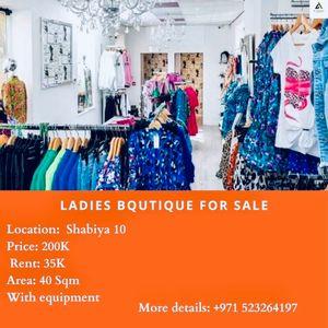 Ladies Boutique for Sale