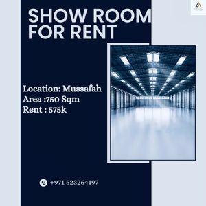 Showroom for Rent