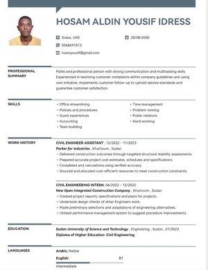I am looking for a civil engineer job
