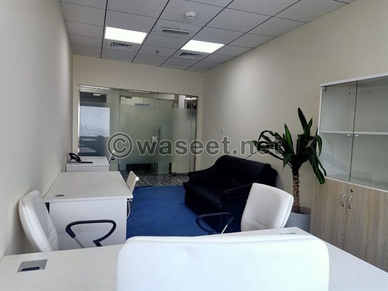 A fully furnished office in Dubai for rent   3