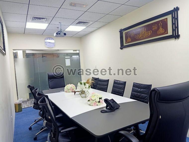 A fully furnished office in Dubai for rent   1