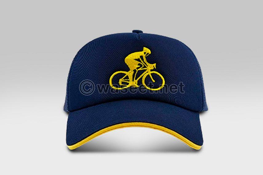 Blue and yellow hat 1