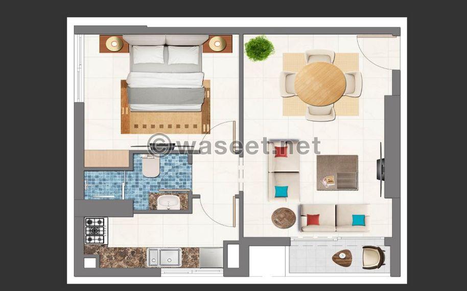 شقة غرفة وصالة في دبي 2