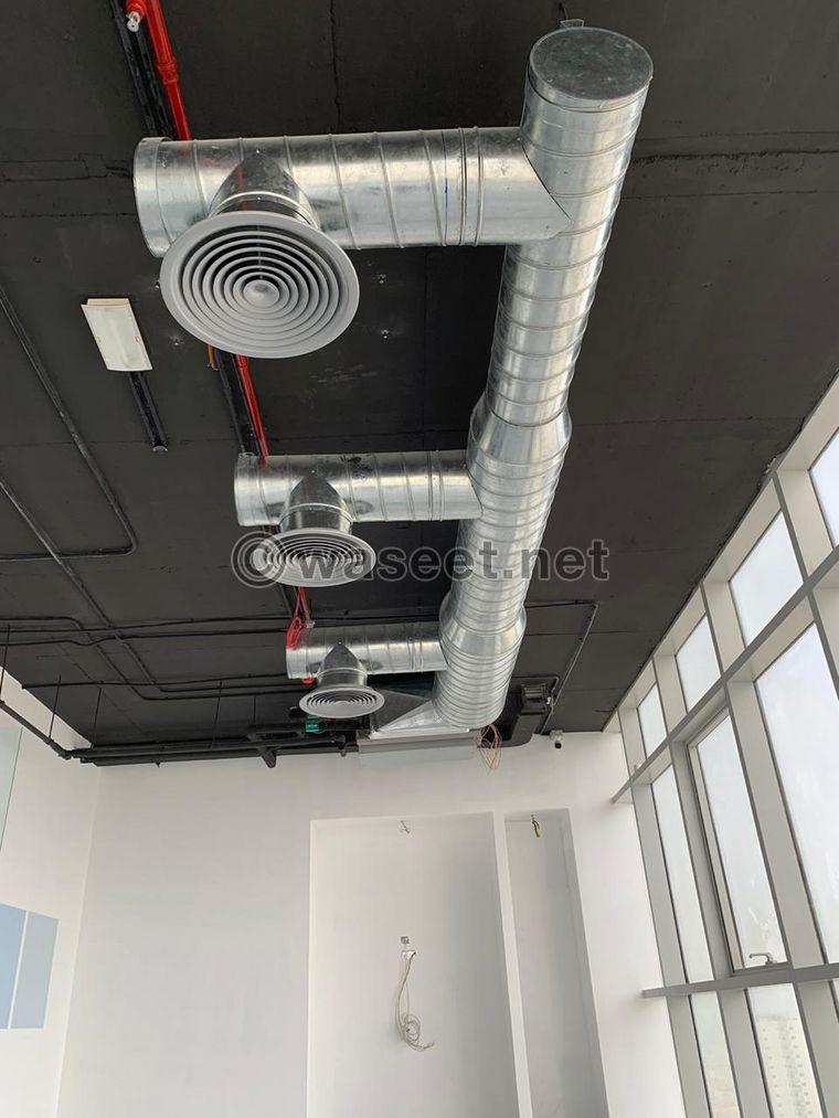 Supply and installation of air conditioning units 6