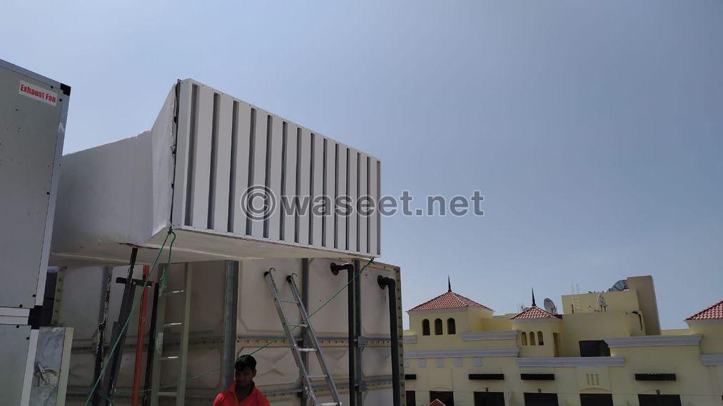 Supply and installation of air conditioning units 7