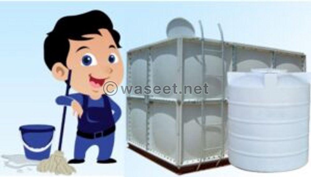 Cleaning water tanks  1