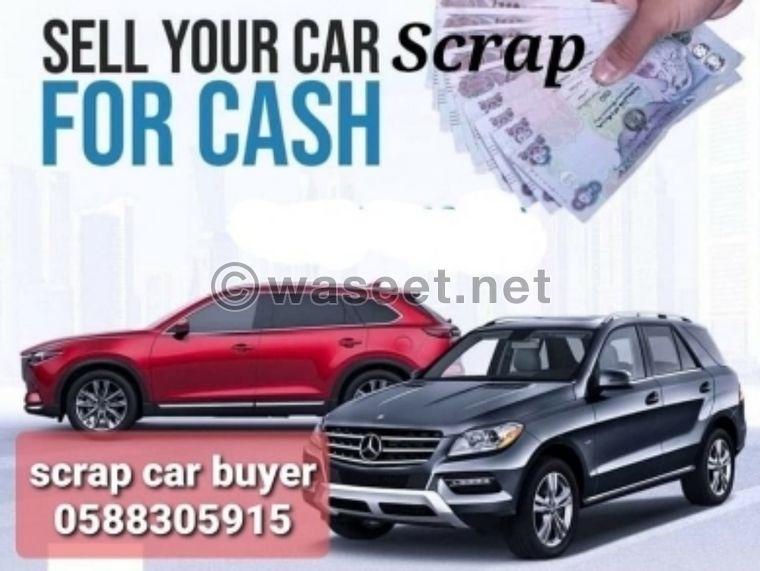 We are the best buyers of scrap cars  0