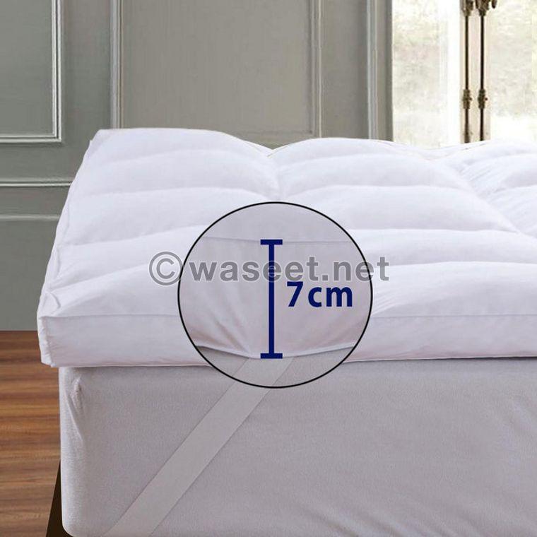 The mattress cover is 5 cm and 7 cm thick and 8 cm thick 2
