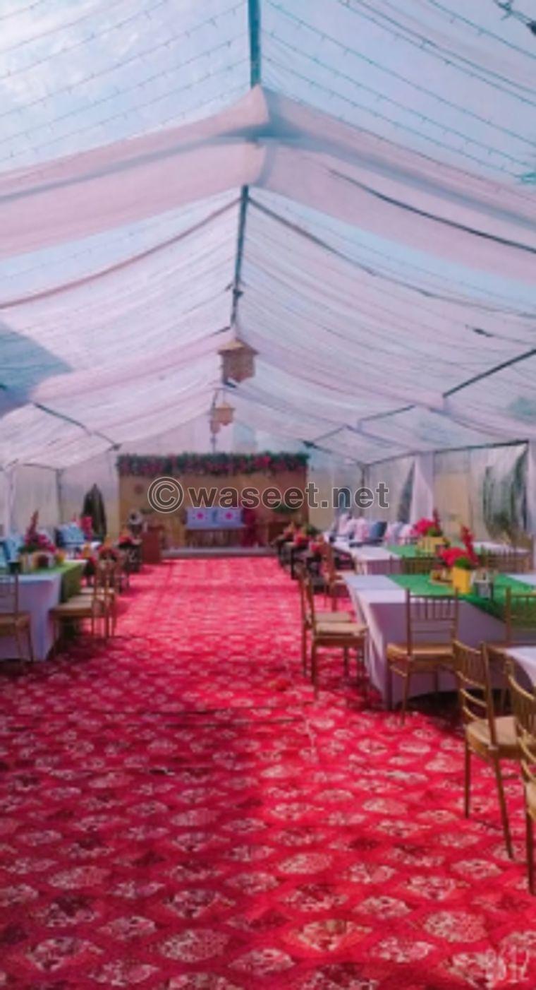 Kush tents and wedding decorations  0
