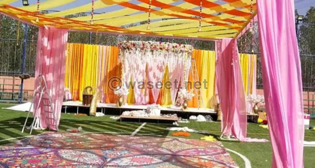 Kush tents and wedding decorations  5