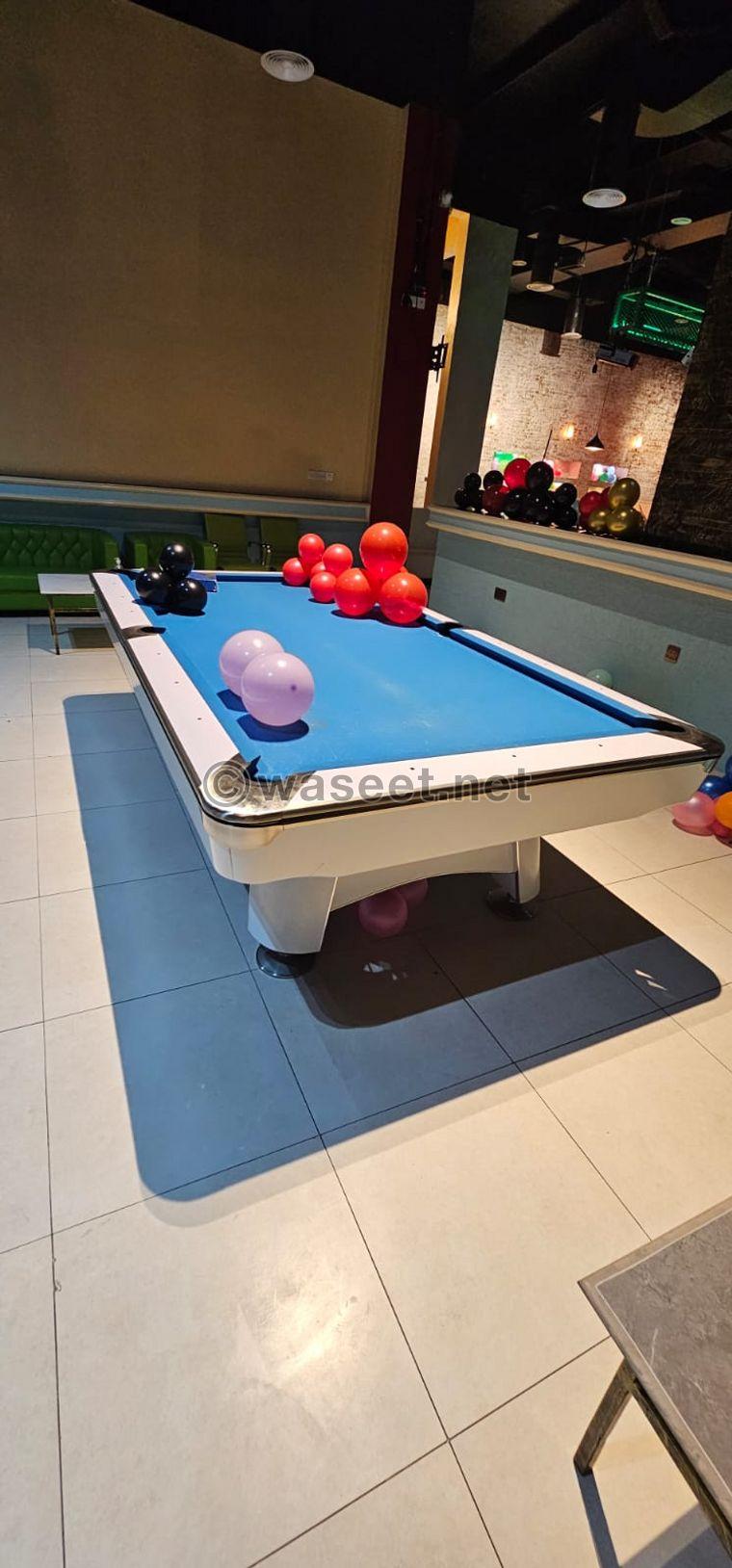 Two tables of billiards large size 3