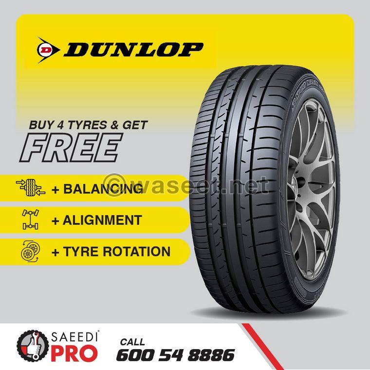 Buy 4 Dunlop tires  0