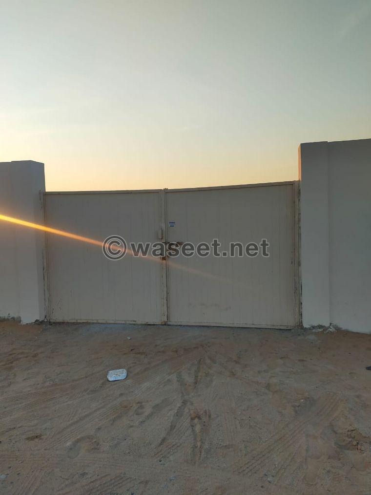 For rent a fenced land with electricity and water 5