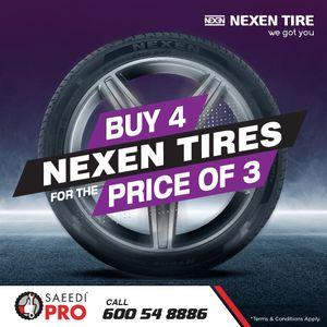 Buy 3 Nexen Tires Get 1 FREE 