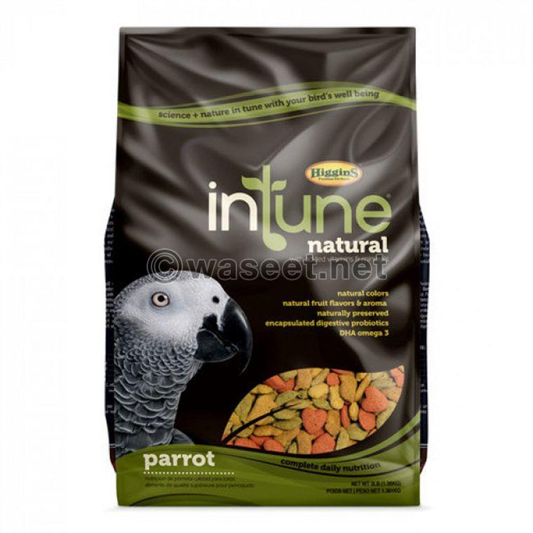 Higgins InTune Natural Food Mix Parrots Bird Food 0