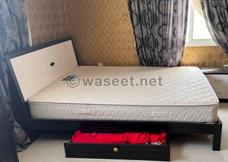 bed frame and mattress for sale  2