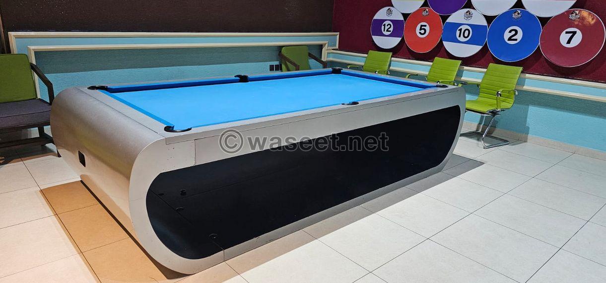 Two tables of billiards large size 0