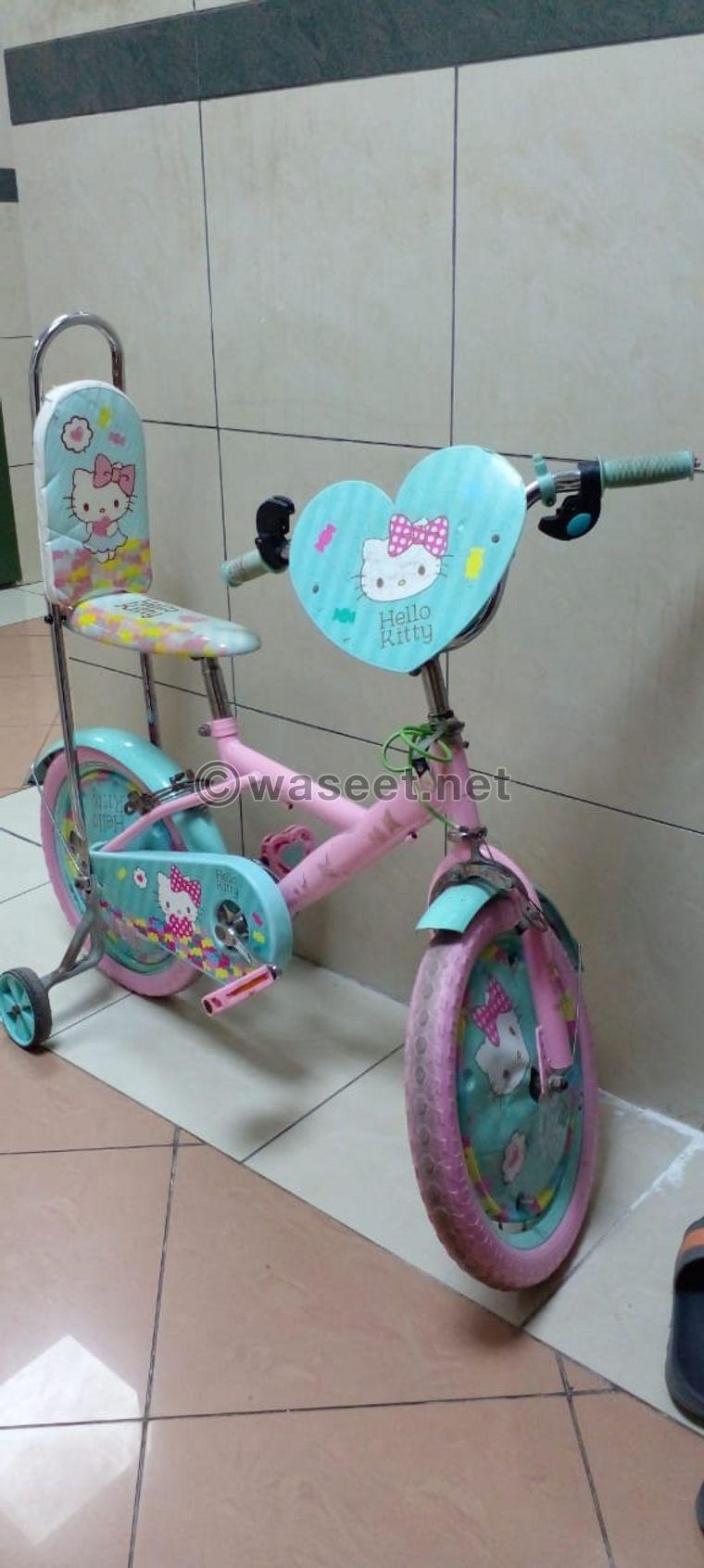 hello kitty bike for urgent sale 0