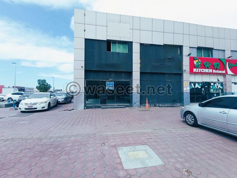 For rent, a commercial store in Musaffah Industrial Area M3 1