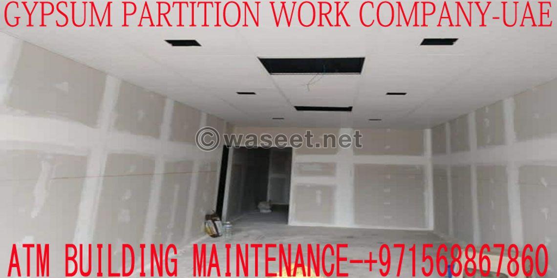 Low cost gypsum ceiling works  1