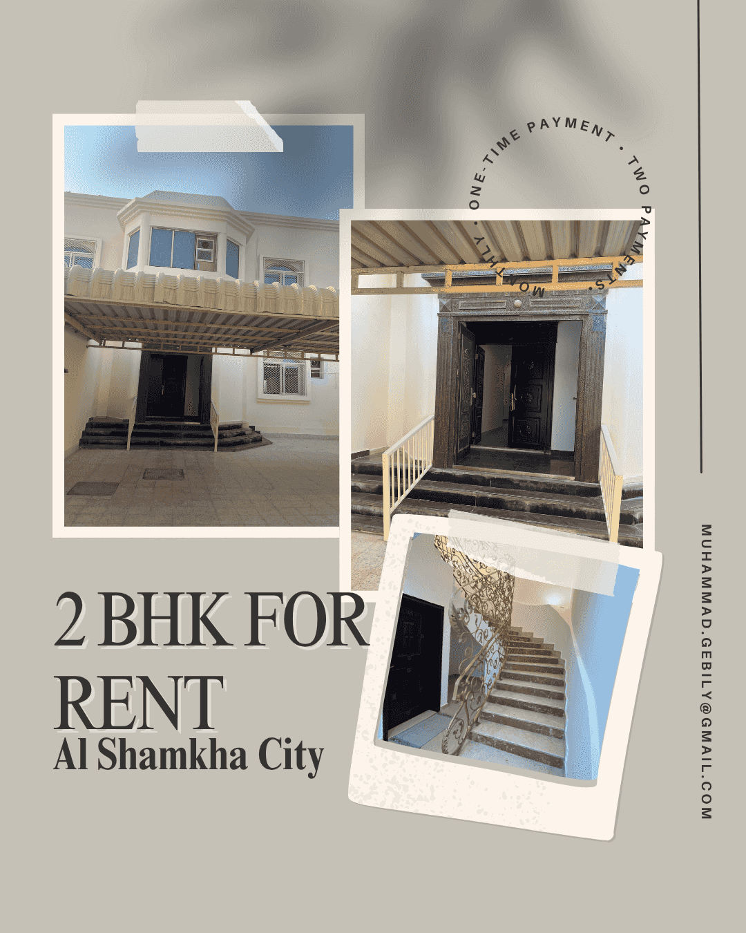 For rent a two bedroom apartment and a hall For rent a two bedroom apartment and a hall