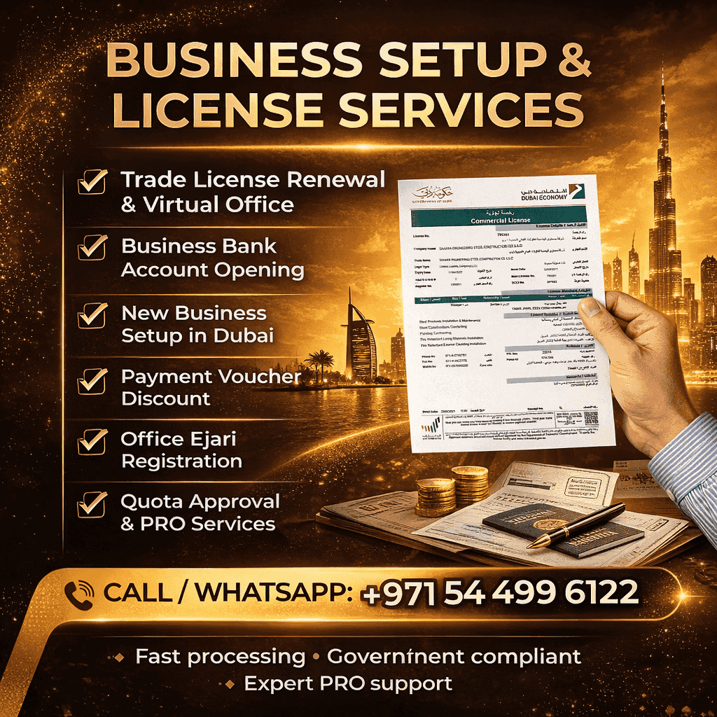 Renew trade license Dubai payment Voucher Discount Renew trade license Dubai payment Voucher Discount