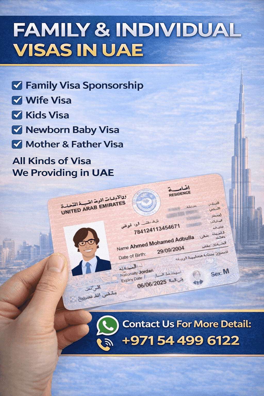 Get UAE Family Visa under sponsorship Get UAE Family Visa under sponsorship