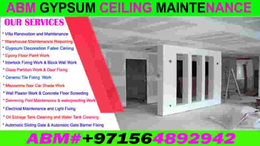 Gypsum Wall Partition Contractor Umm Al Quwain Ajman Dubai Sharjah Gypsum Wall Partition Contractor Umm Al Quwain Ajman Dubai Sharjah
