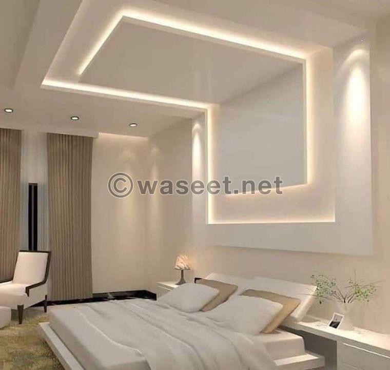 Painting works for villas, apartments and offices.  3