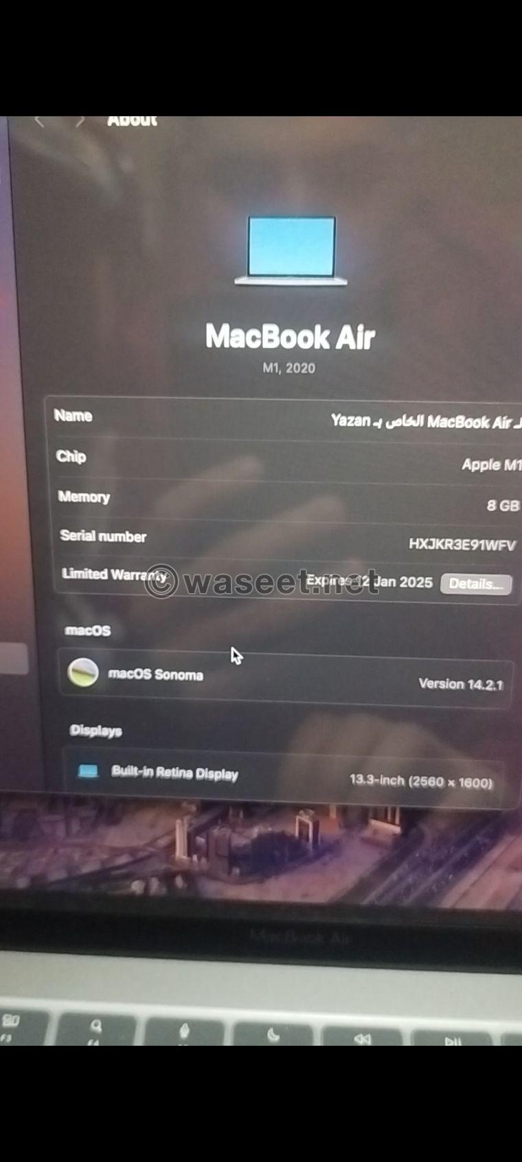 MacBook air m1  1